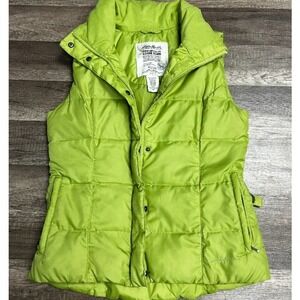 Eddie‎ Bauer Goose Down Puffer Vest Lightweight Quilted Outdoor XS